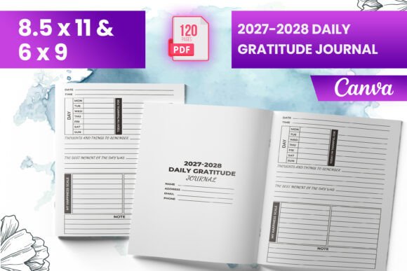 Download 2027-2028 Daily Gratitude Journal (KDP) - Daily gratitude journal Collection