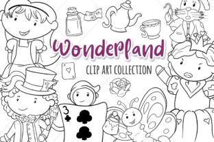 Download Alice in Wonderland (Black and White) - Alice in wonderland Collection