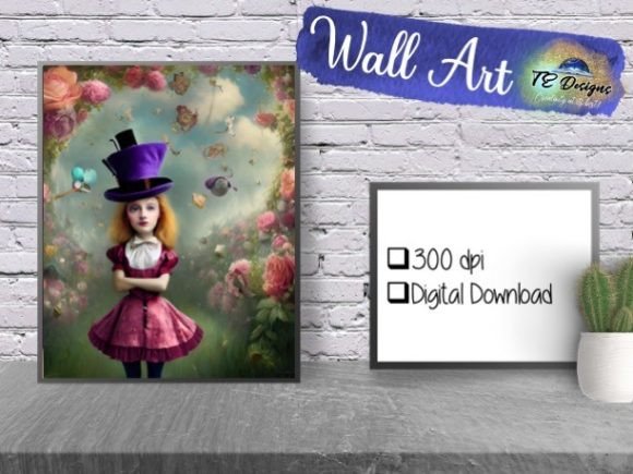 Download Alice in Wonderland Mad Hatter Wall Art - Alice in wonderland Collection