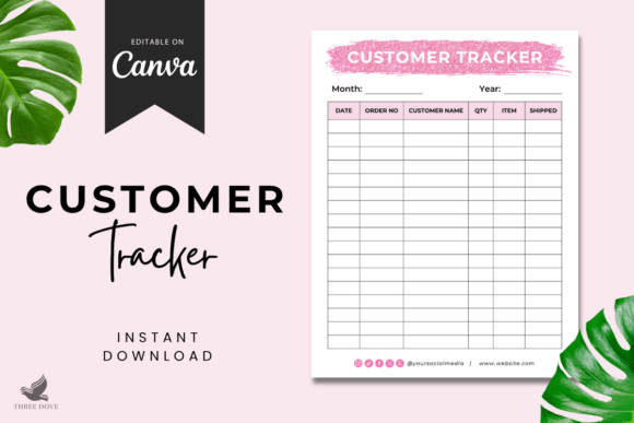 Download Editable Customer Tracker Template - Customer tracker Collection