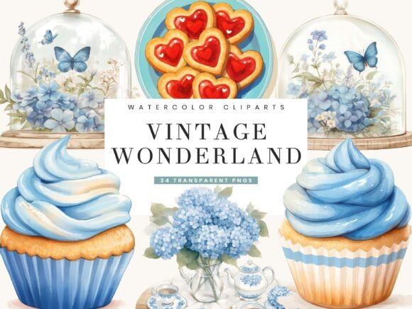 Download Vintage Alice in Wonderland Clipart - Alice in wonderland Collection